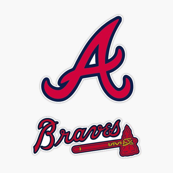 Atlanta Braves Vintage Logo Sticker Decal-50+ Years Old