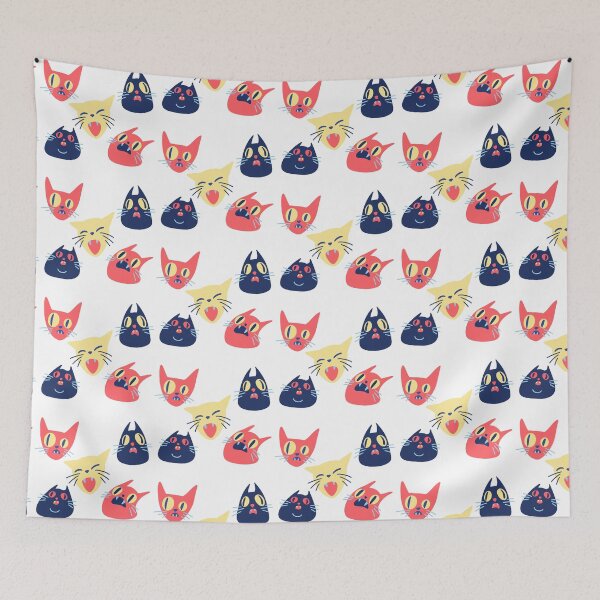 Item preview, Scared Cats designed and sold by hatchentinta.