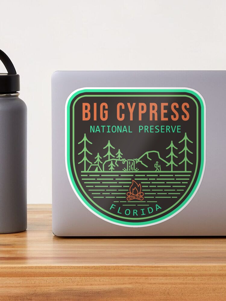 Big Cypress Line Map Insulated Water Bottle - Florida National