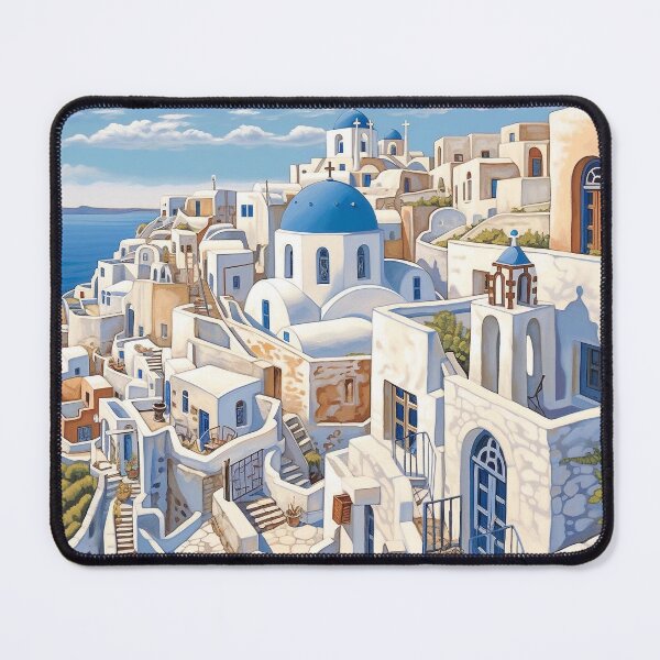 Item preview, Greek Island Santorini Art work designed and sold by Iconicapparel22.