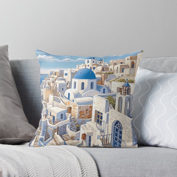Item preview, Greek Island Santorini Art work designed and sold by Iconicapparel22.