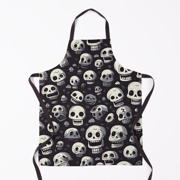 Item preview, Skull Expressions: A Cartoonish Monochrome Medley designed and sold by trendyzcom.