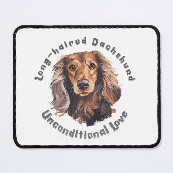 Item preview, Long-haired Dachshund - Unconditional Love designed and sold by Patrick Edwards.