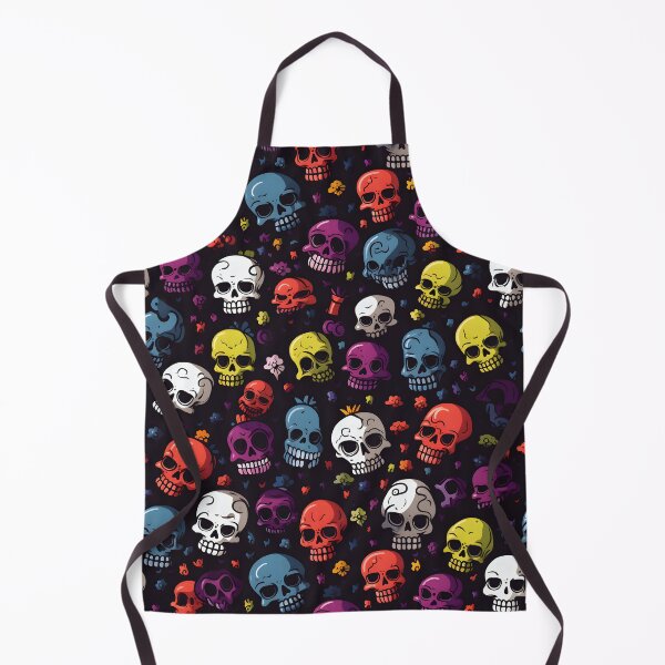 Item preview, Vibrant Skull Symphony: A Cartoonish Kaleidoscope designed and sold by trendyzcom.
