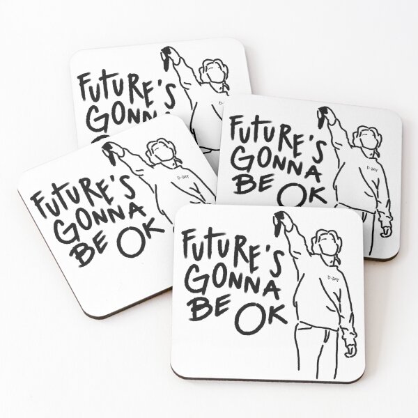 Item preview, Future's Gonna Be OK Yoongi designed and sold by clarissagraphic.