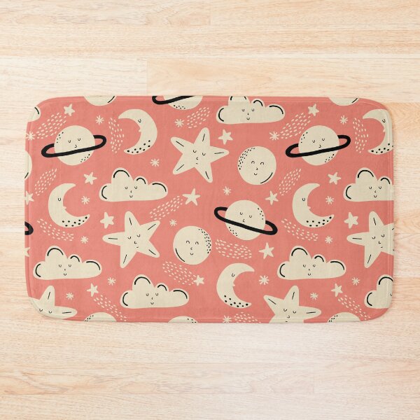 Item preview, Dreamy skies above in coral designed and sold by Illustrated by Nat.