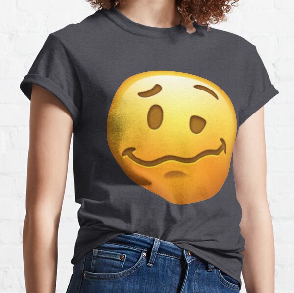 Woozy Face Emoji Classic T-Shirt