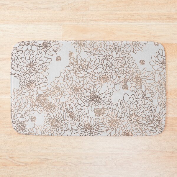 Item preview, Gold & White flowers designed and sold by LEIKOI.