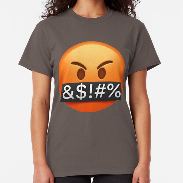 Swearing Emoji Classic T-Shirt