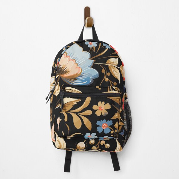 Item preview, Golden-Hued Folk Floral Artistry designed and sold by delohill.
