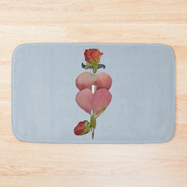 Item preview, Watercolor Rose entwined on sword piercing Hearts  designed and sold by LkateMc.