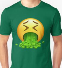 Vomit Emoji Slim Fit T-Shirt