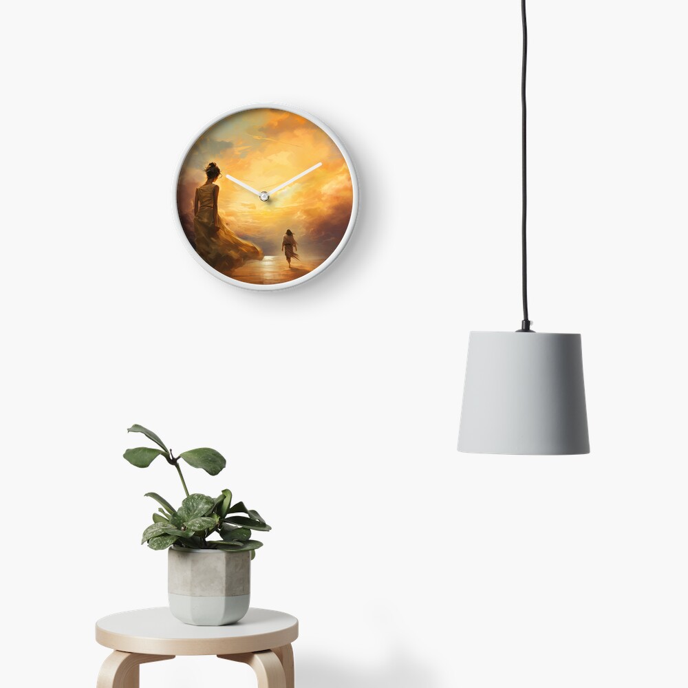 Item preview, Clock designed and sold by phatpuppyart.