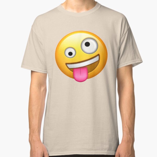 Crazy Face Emoji Classic T-Shirt