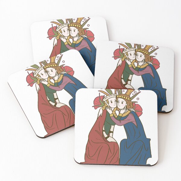 Item preview, Cute Medieval Couple Illustration designed and sold by toryburrows.