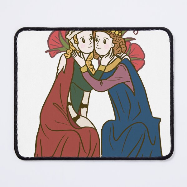 Item preview, Cute Medieval Couple Illustration designed and sold by toryburrows.