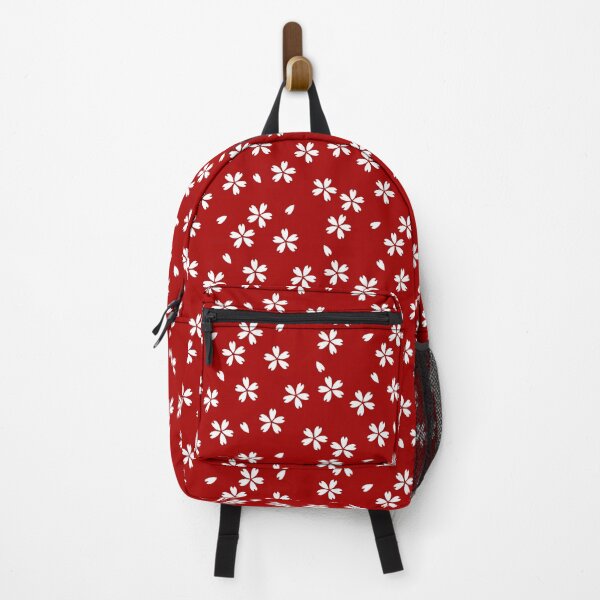 Item preview, Japanese traditional floral pattern with red background designed and sold by Ukiyoe Spirit.