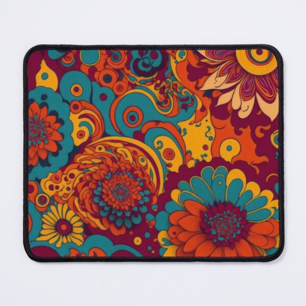 Item preview, Flower Power Colourful Flower Pattern designed and sold by druidwolfart.