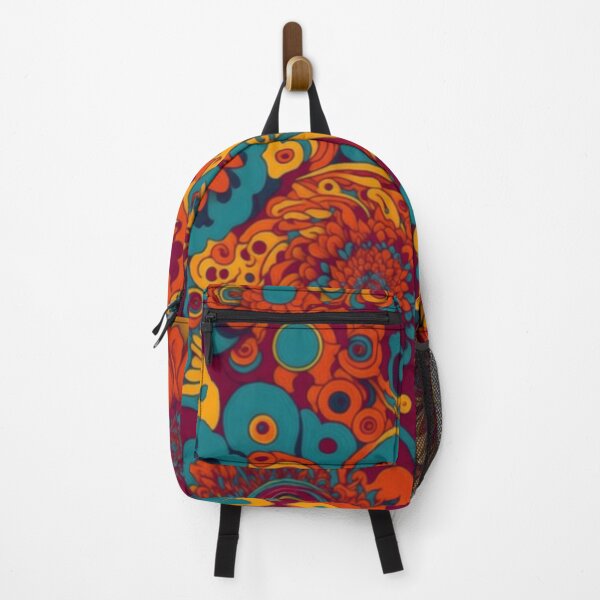 Item preview, Flower Power Colourful Flower Pattern designed and sold by druidwolfart.