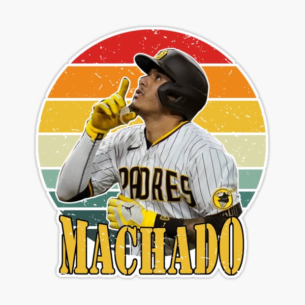 Manny Machado #13 San Diego Padres Signature Jersey Sticker for Sale by  TheBmacz