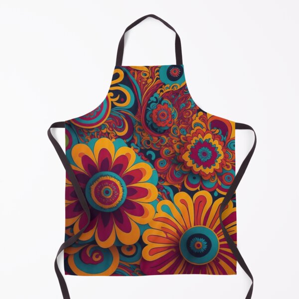 Item preview, Flower Power Colourful Flower Pattern designed and sold by druidwolfart.