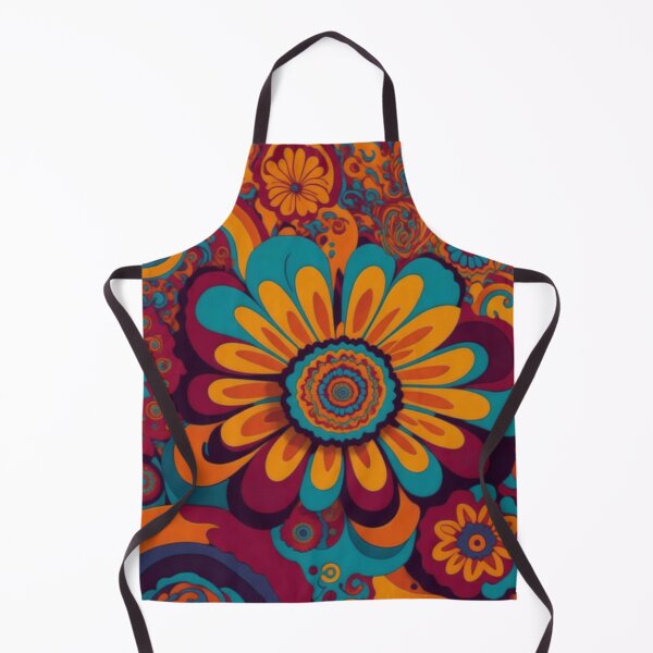 Item preview, Flower Power Colourful Flower Pattern designed and sold by druidwolfart.