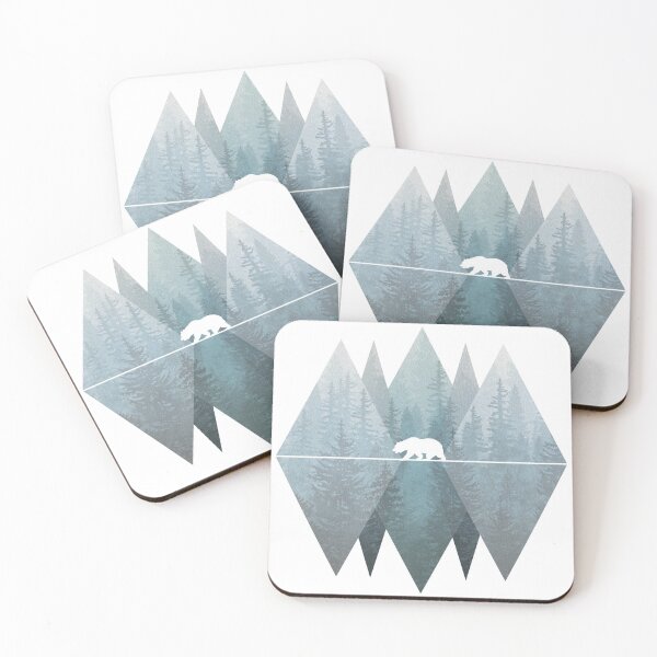 Item preview, Misty Forest Mountain Bear designed and sold by maryedenoa.