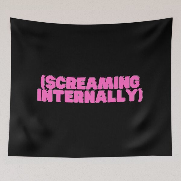 Item preview, Screaming Internally - Pink designed and sold by addie-plays.