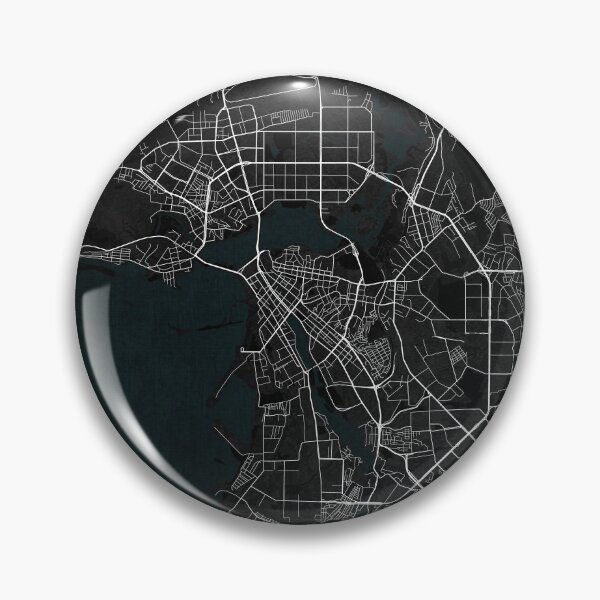 Item preview, Kazan City Map of Russia - Dark designed and sold by deMAP.