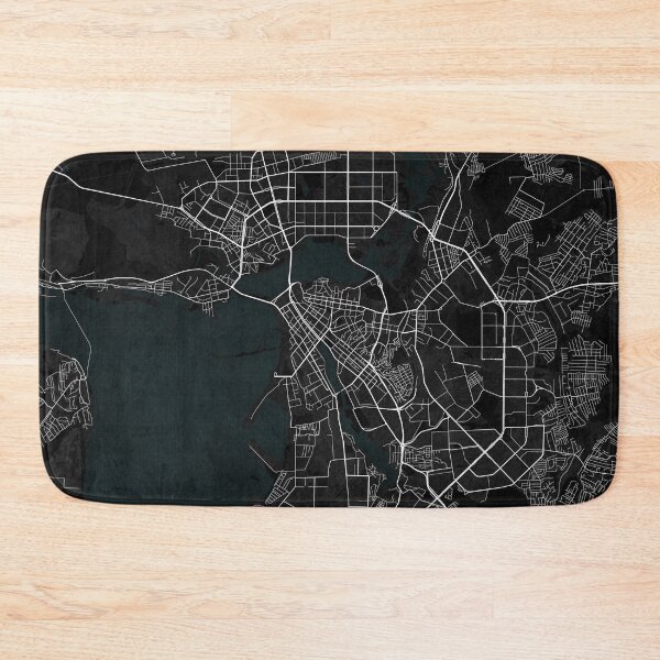 Item preview, Kazan City Map of Russia - Dark designed and sold by deMAP.