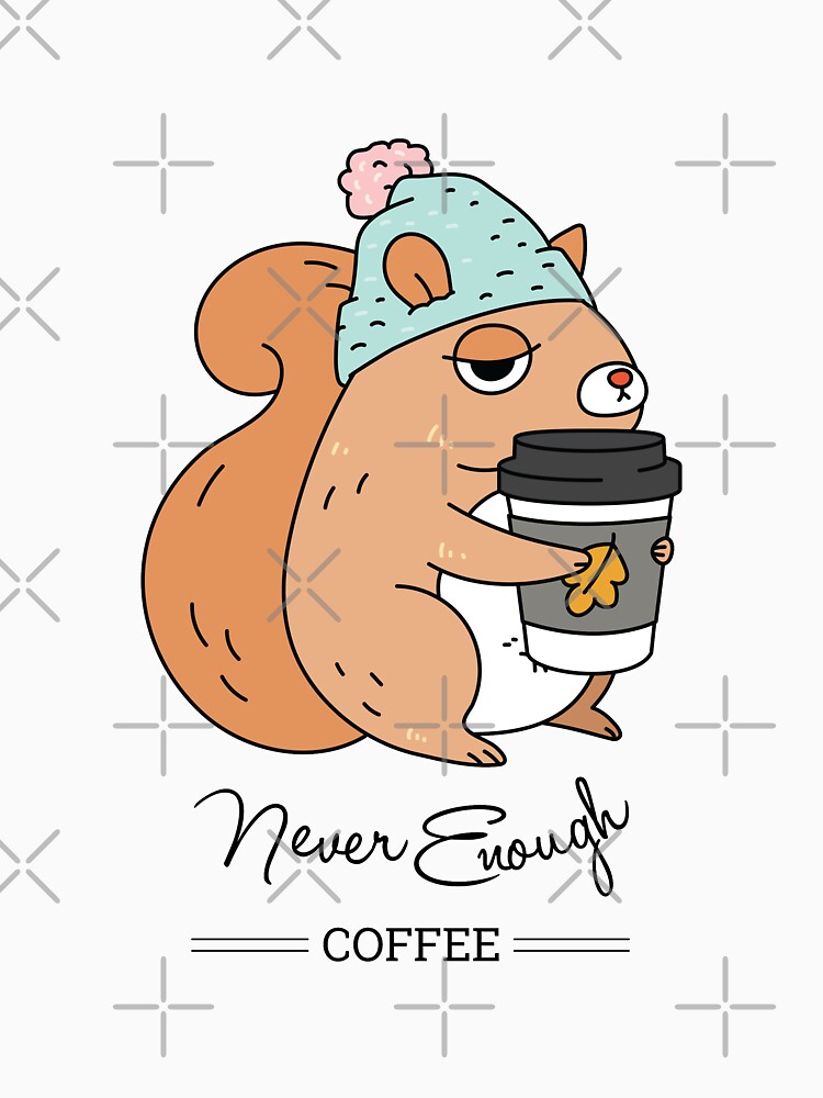 Squirrel, never enough coffee by Miri-Noristudio