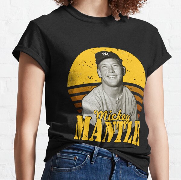 Mickey Mantle T-ShirtMickey Mantle 7, Yankees T-Shirt_by FanSwagUnltd_ |  Kids T-Shirt