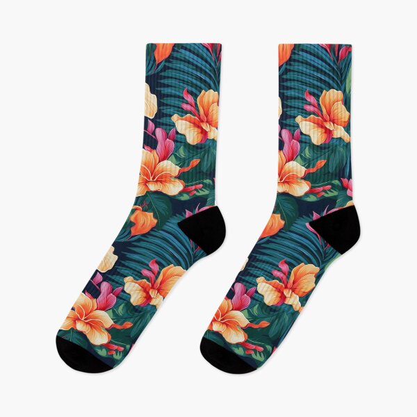 Aperçu de l'œuvre Motif de fleurs tropicales 20 créée et vendue par DigitalPatternx.