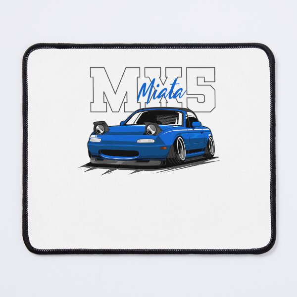 Item preview, blue miata jdm car designed and sold by MeganBearMode.