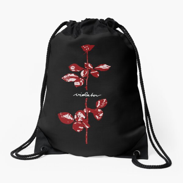 Violator Red - Depeche Mode Drawstring Bag