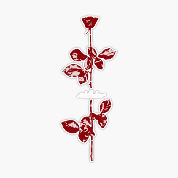 Vinyl Sticker - Depeche Mode Violator Rose Logo