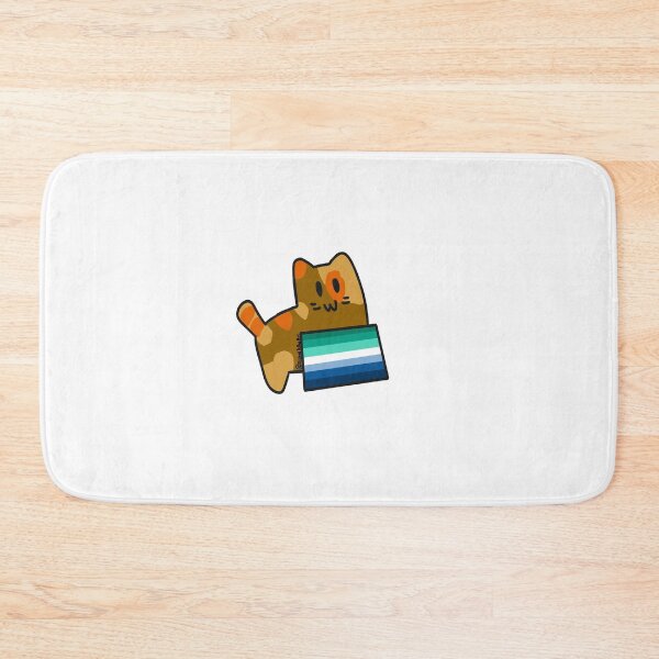 Item preview, Masc Attracted Pride Cat designed and sold by StitchedKitten.