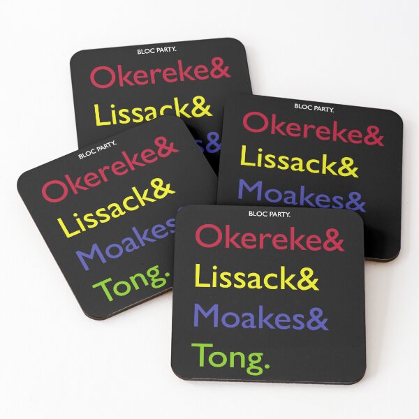 Item preview, Bloc Party Surnames designed and sold by TildaGladden.