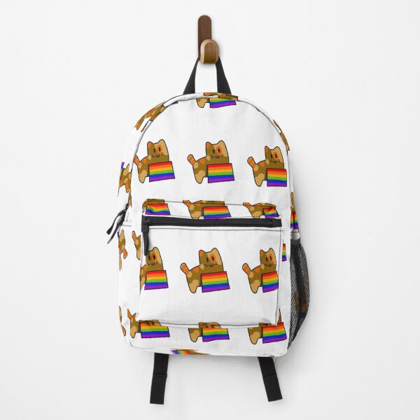 Item preview, Rainbow Pride Cat designed and sold by StitchedKitten.
