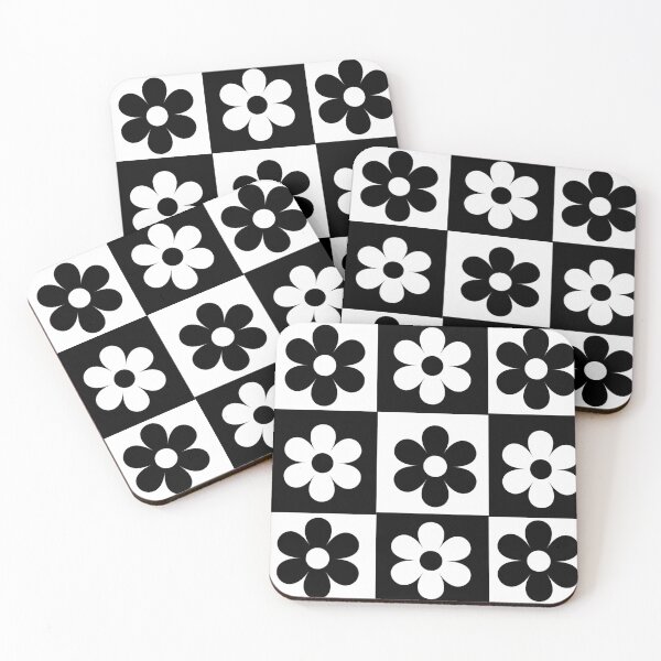 Item preview, Black and White flowers designed and sold by L-I-E-Store.