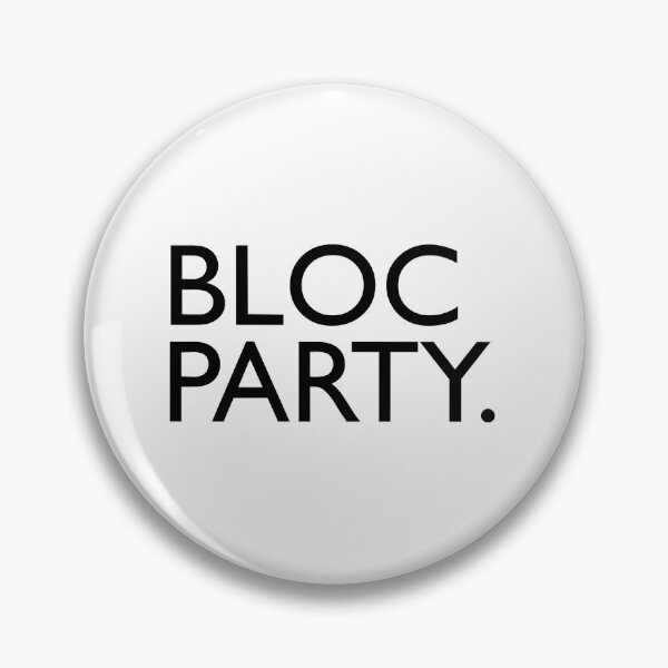 Item preview, BLOC PARTY band logo black on white  designed and sold by TildaGladden.
