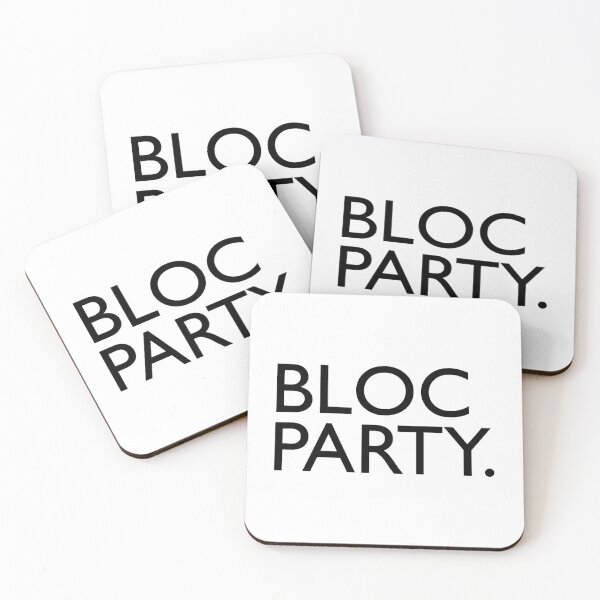 Item preview, BLOC PARTY band logo black on white  designed and sold by TildaGladden.