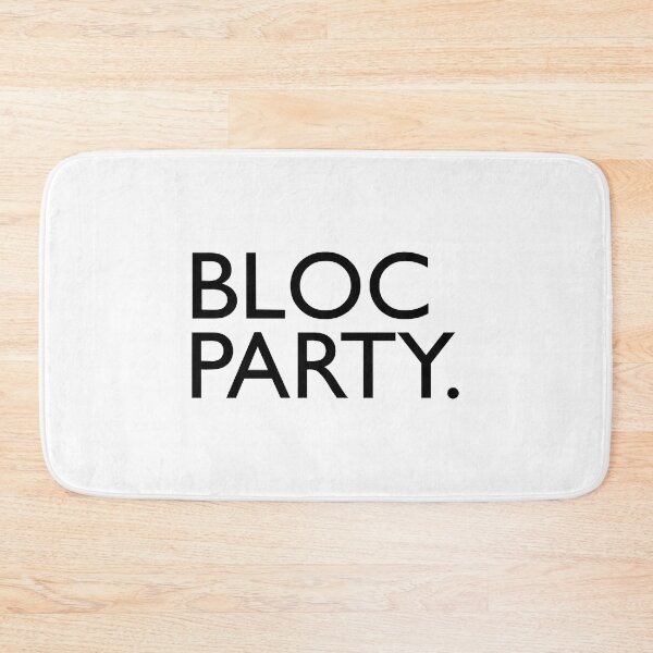 Item preview, BLOC PARTY band logo black on white  designed and sold by TildaGladden.