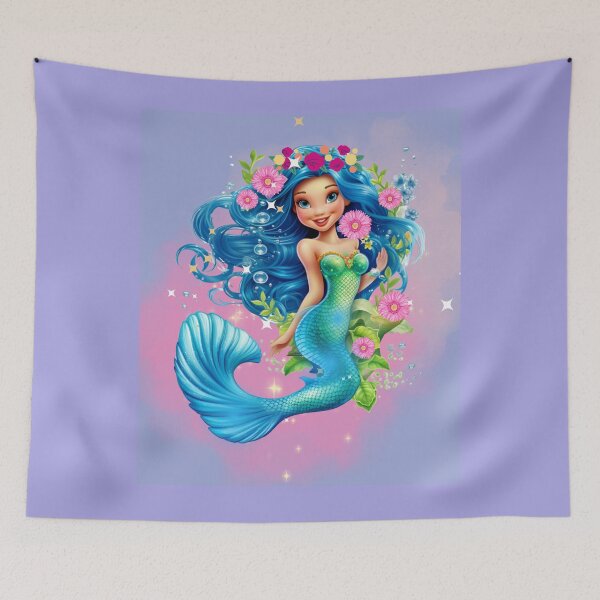 Item preview, Sirena azul. designed and sold by Mati Robledo.