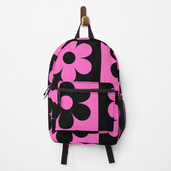 Item preview, Black and pink flowers designed and sold by L-I-E-Store.