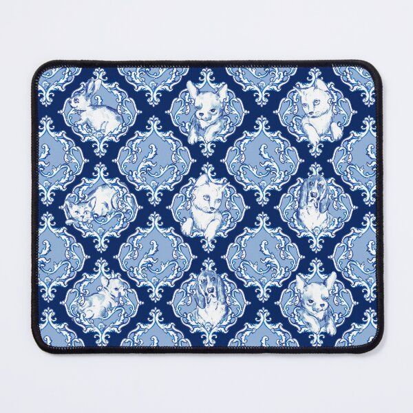 Item preview, Pets ,ornaments ,wallpaper ,dog ,cat, rabbit ,blue ,blue and white  designed and sold by letsgow8th.