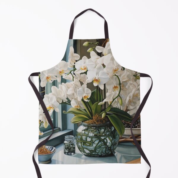 Artikelvorschau, Die weiße Orchidee in der digitalen Kunst des Wohnzimmers entworfen und verkauft von EternityLoves.