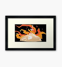 Freudenfeuer der Seelen Gerahmtes Wandbild