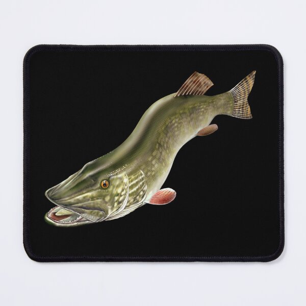 Item preview, Northern Pike Fishing Art Illustration designed and sold by MarkusShirts.