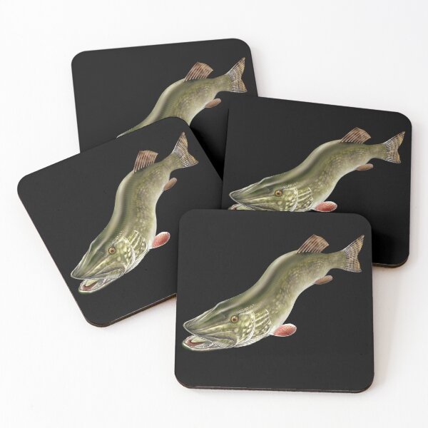 Item preview, Northern Pike Fishing Art Illustration designed and sold by MarkusShirts.